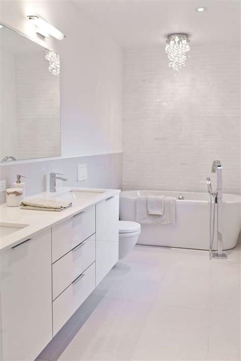Elegant White Bathroom Design Minimalist Bathroom Design Bathroom