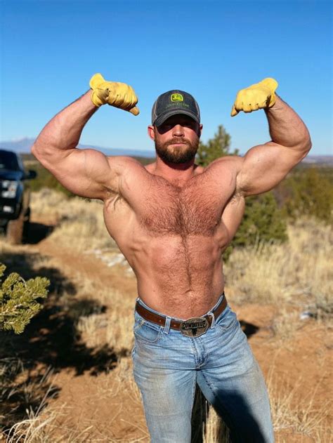 Pin By Osker On Trace Wells Hot Country Men Hairy Muscle Men Hot