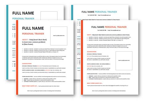 Fitness Profile Templates For Personal Trainers And Instructors