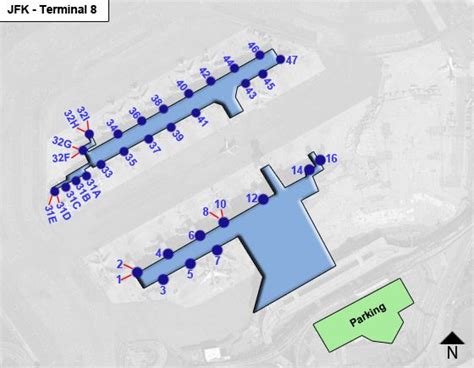 Jfk Terminal 8 Map