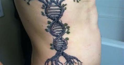My Husbands Ink Dna Tree Of Life Tattoo W Revelation 2214 As The