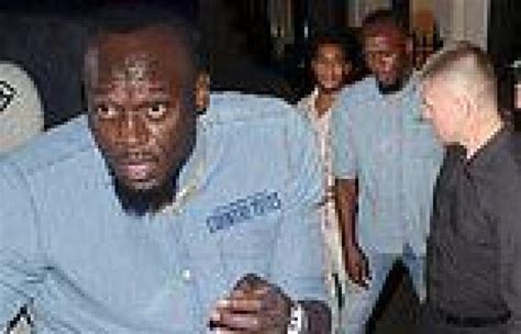 usain bolt enjoys a wild night of partying with female pals