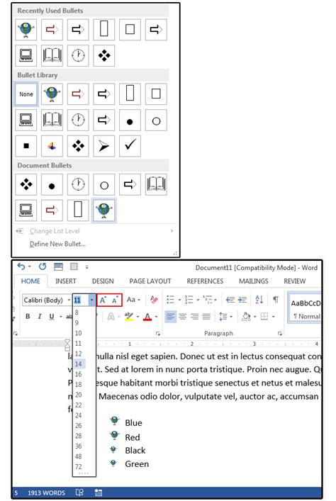 Most bullets consist of three basic parts: How to make Word custom bullet points to enhance your ...
