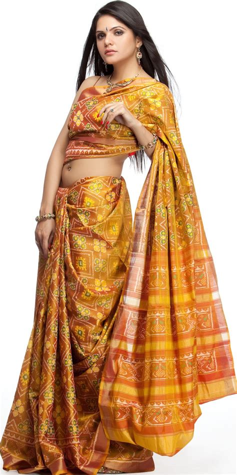 patola saree style ~ saree draping style