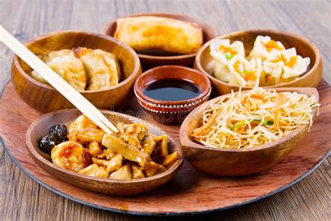 Mixed Chinese Food Stock Image Image Of Closeup Nutritious 46654455