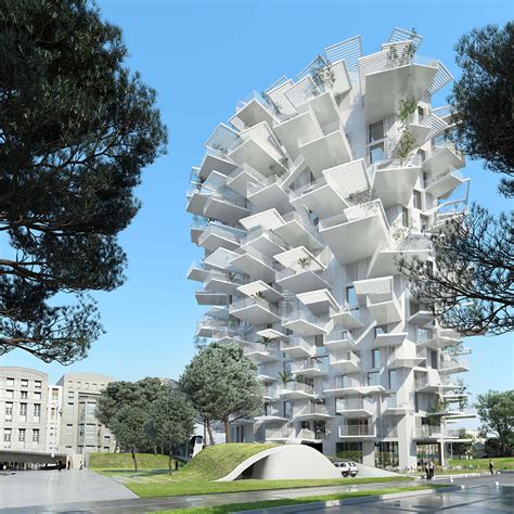 Tree Inspired Tower Condo Balconies Unfurl Like Leaves Urbanist