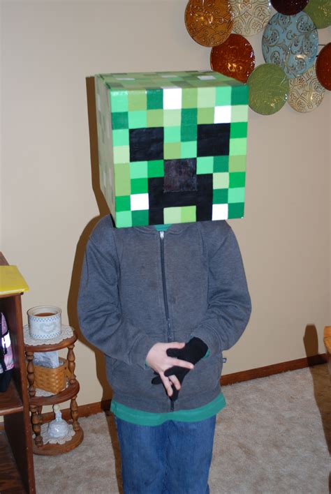 Minecraft Creeper Costume Creeper Costume Paper Crafts Creepers
