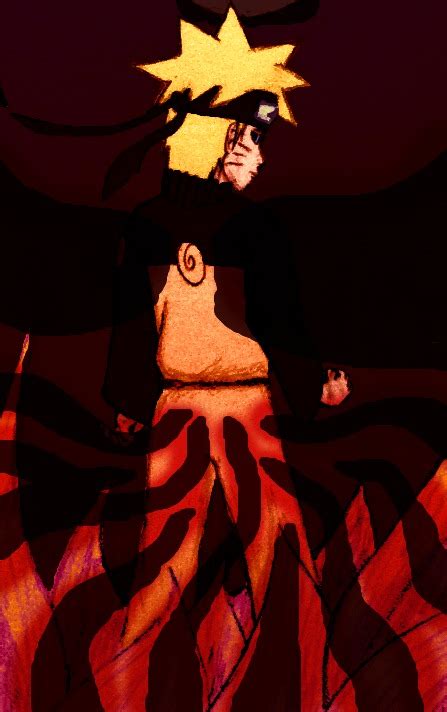 Naruto The Nine Tailed Dark Angel By Jeigoway On Deviantart