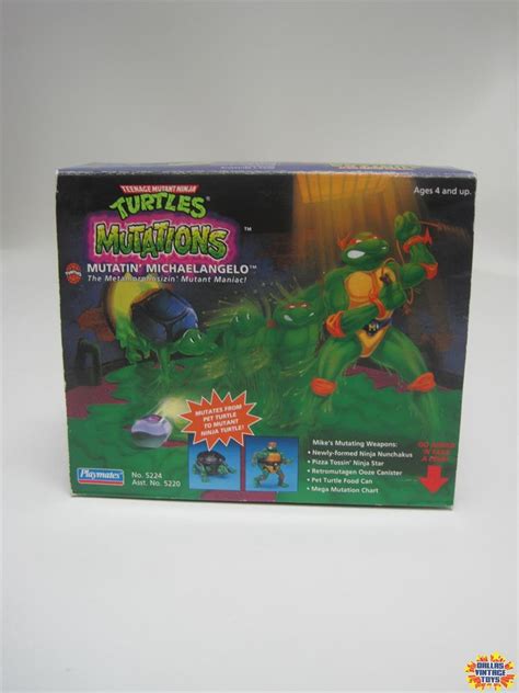 1992 Playmates Tmnt Teenage Mutant Ninja Turtles Mutatin Michaelangelo