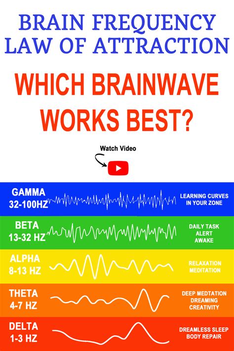 Brain Frequency Law Of Attraction 5 Kinds Of Brainwaves