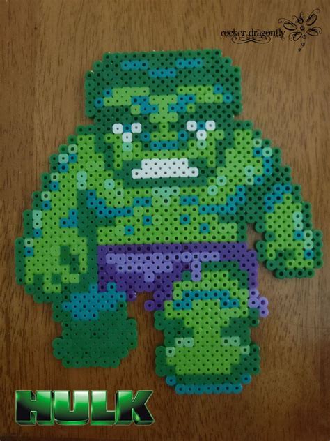 The Hulk Hulk Perler Bead Patterns Hama Beads