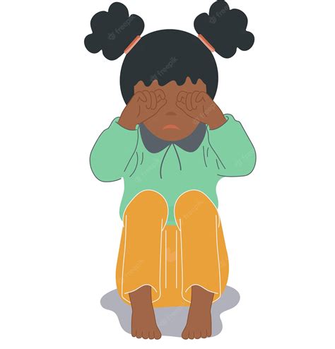 A Girl Sad Clipart Looking