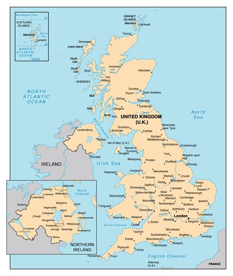 Map Of England With Cities Gambaran