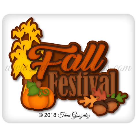 Free Fall Festival Clip Art