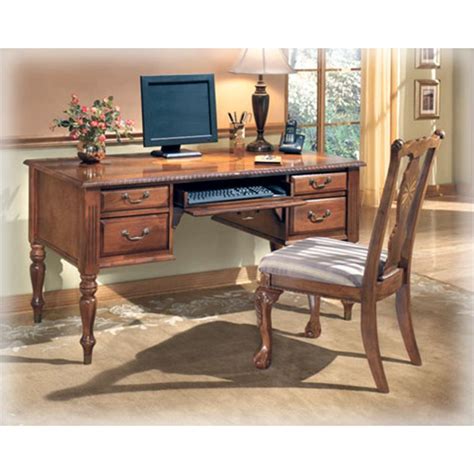 The company manufactures living room, dining room, bedroom, entertainment, home office furniture and other homefurnishings. H217-27 Ashley Furniture Home Office Leg Desk