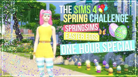 The Sims 4 Spring Challenge The Hunt For Eggs Youtube