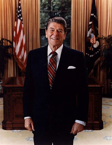 Official Portrait Of President Ronald Reagan 1985 Photograph By