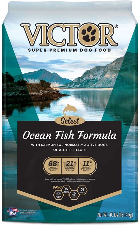 Victor Select Ocean Fish Formula Dry Dog Food 40 Lb Bag