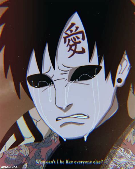 Naruto Gaara Sadness By Sxdshinobi On Deviantart