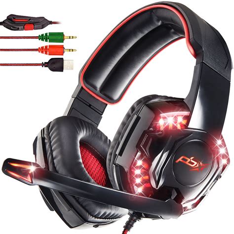 Pbx Falcon 5 Elite Gaming Headset Wired Led Headset With Boom