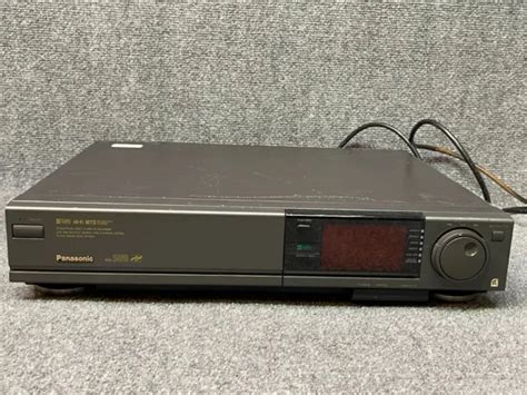 PANASONIC AG 1960 STEREO Hi Fi VHS VCR Tape Player Recorder In Black