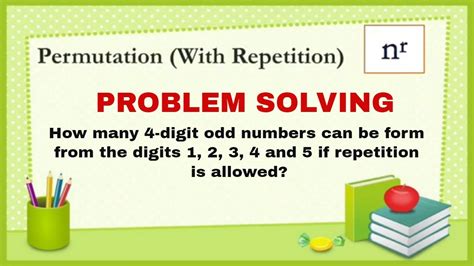 Solving Problems Involving Permutation With And Without Repetition