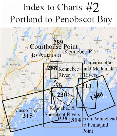 Maine Harbors Nautical Charts