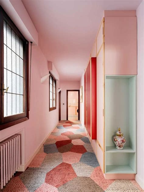 Hacking A 60s Apartment Through Pink In 2020 Pink Kitchen Living