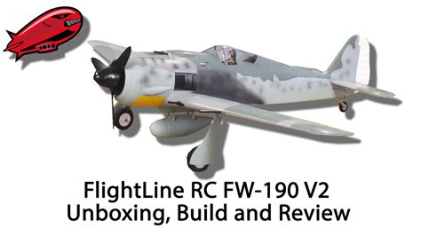 Flightline Rc Fw 190 V2 Build And Review Youtube