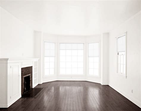 Empty Room Dark Brown Floor Fireplace White By Quryous On Deviantart