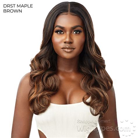 Outre 100 Human Hair Blend 360 Hd Frontal Lace Wig Maximina 13x6 Lace Frontal