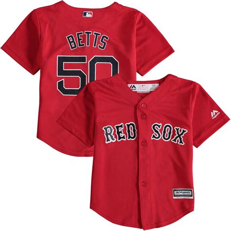 The lids red sox pro shop has all the authentic red sox jerseys, hats, tees, apparel and more at www.lids.ca. Toddler Boston Red Sox Mookie Betts Majestic Alternate Red ...