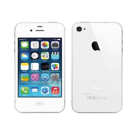 Iphone 4s Sim Free Unlocked Mobile Smart Phone White 32gb Grade A
