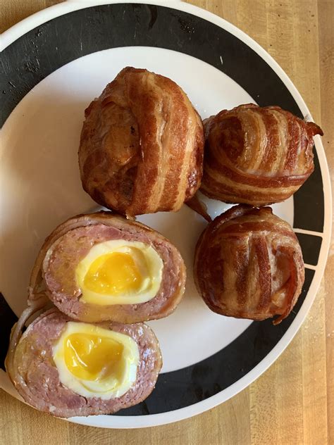 Bacon Wrapped Scotch Egg The End Result Rbbq