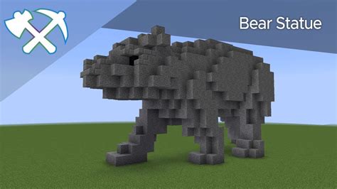 How To Build A Bear Minecraft Tutorial Youtube