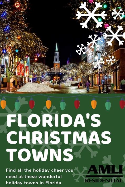 Christmas Towns In Florida Florida Christmas Christmas Towns