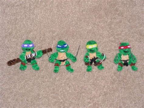 Pipe Cleaner Ninja Turtles Just For Jack Pinterest
