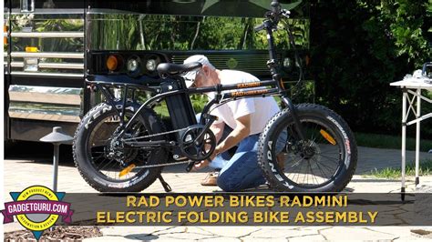 Rad Power Rad Mini Electric Folding Bike Assembly Youtube