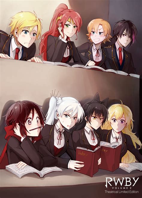 Ruby Rose Weiss Schnee Yang Xiao Long Blake Belladonna Pyrrha Nikos And 3 More Rwby Drawn