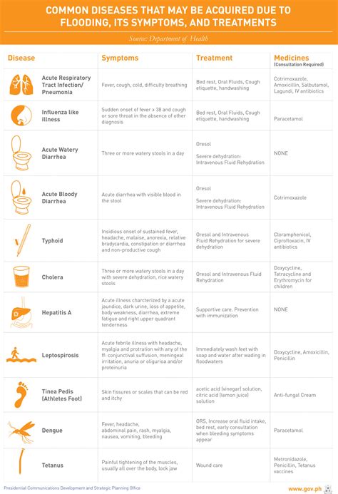 Official Gazette Of The Philippines Infographic Common Diseases That