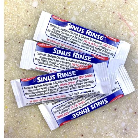 Our packets contain a mixture of usp grade sodium chloride and sodium bicarbonate. NEILMED SINUS RINSE PREMIXED SACHETS 10S/20S | Shopee Malaysia