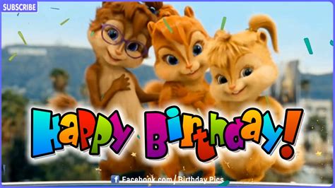 Chipmunks Chipettes Style Happy Birthday Song Video Dailymotion Video