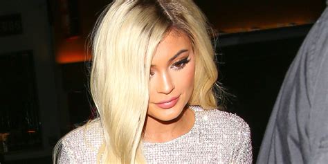 The birthday girl turned heads with her shocking new 'do! Kylie Jenner's got new blonde hair