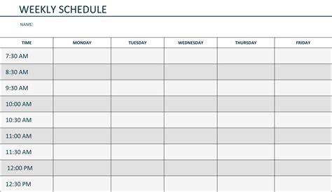 Editable Printable Weekly Calendar Template Word Sitinabilahassangb5032