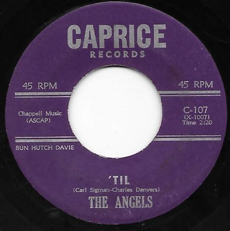 the angels til 1961 purple label vinyl discogs