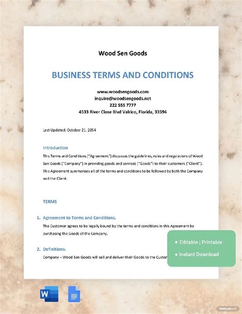 What Is Terms And Conditions Definition Types Uses