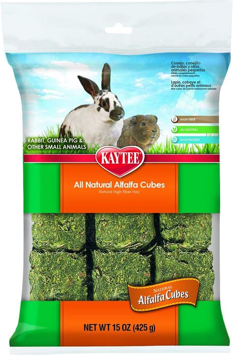 Kaytee Alfalfa Cubes Small Animal Food 15 Oz Bag Small