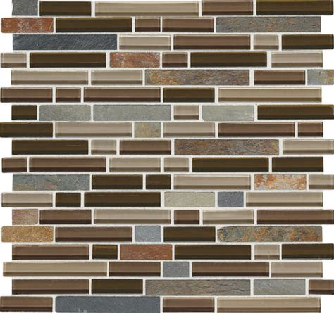 Decorative tiles can transform your overworked. Mohawk® Phase 12 x 12 Glass and Stone Mosaic Tile at Menards®