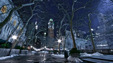 New York City Snow Wallpapers Hd Desktop And Mobile