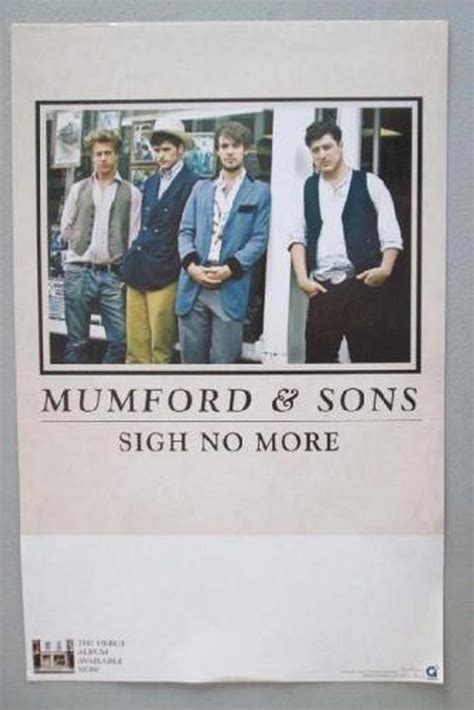 Mumford And Sons Sigh No More 2009 Original Promo Poster Ebay